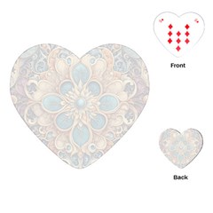 Pattern 1 Muster 7a Playing Cards Single Design (heart) by 2607694c