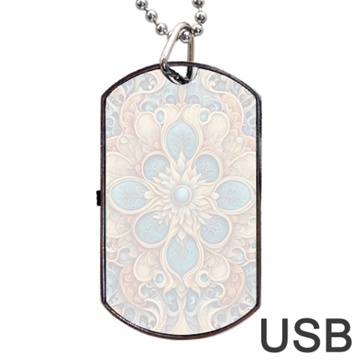 Pattern 1 Muster 7A Dog Tag USB Flash (One Side)