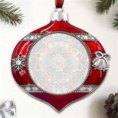 Pattern 1 Muster 7 600dpi 12000 Matt Metal Snowflake And Bell Red Ornament by 2607694c