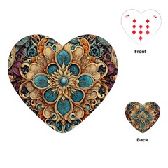 Muster 7 600dpi 12000 Matt Pattern 1 Playing Cards Single Design (heart) by 2607694c