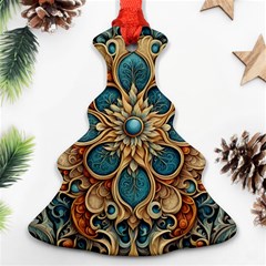 Muster 7 600dpi 12000 Matt Pattern 1 Christmas Tree Ornament (two Sides) by 2607694c