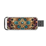 Muster 7 600dpi 12000 Matt Pattern 1 Portable USB Flash (Two Sides) Front