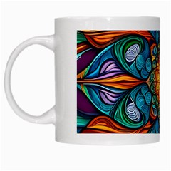 Schwarz bunt White Mug