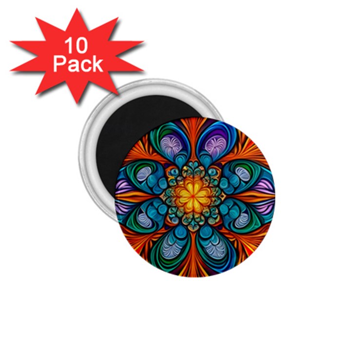 Schwarz bunt 1.75  Magnets (10 pack) 