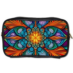 Schwarz Bunt Toiletries Bag (one Side) by 2607694c