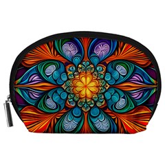 Schwarz bunt Accessory Pouch (Large)