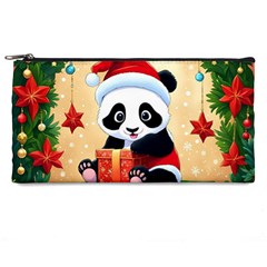 Schwarz Pandaweihnachten300dpi Pencil Case