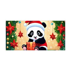 Schwarz Pandaweihnachten300dpi Yoga Headband