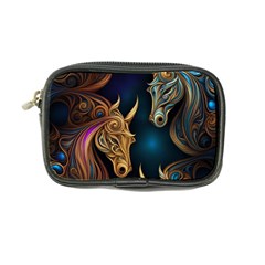 Schwarz pferde muster Coin Purse