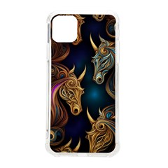 Schwarz Pferde Muster Iphone 11 Pro Max 6 5 Inch Tpu Uv Print Case by 2607694c