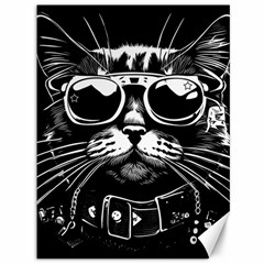 Schwarz Katze Punk Canvas 36  X 48  by 2607694c