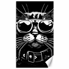 Schwarz Katze Punk Canvas 40  X 72  by 2607694c