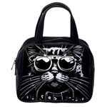 Schwarz katze punk Classic Handbag (One Side) Front