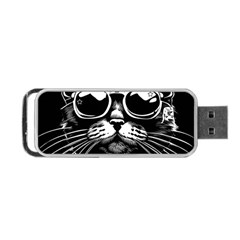 Schwarz Katze Punk Portable Usb Flash (one Side) by 2607694c