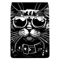 Schwarz katze punk Removable Flap Cover (S)