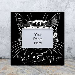 Schwarz Katze Punk White Box Photo Frame 4  X 6  by 2607694c