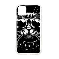 Schwarz Katze Punk Iphone 11 Tpu Uv Print Case by 2607694c