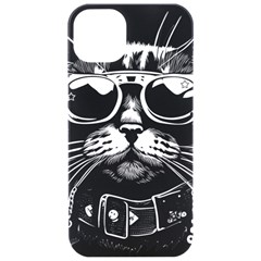 Schwarz Katze Punk Iphone 15 Pro Black Uv Print Pc Hardshell Case by 2607694c