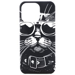 Schwarz Katze Punk Iphone 15 Pro Max Black Uv Print Pc Hardshell Case by 2607694c