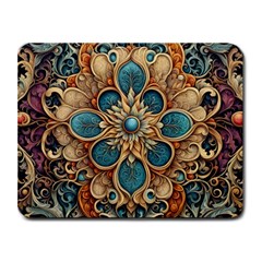 Dunkelbraun Pattern 1 Small Mousepad