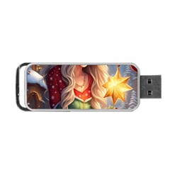 Christmas Greetings Portable Usb Flash (one Side) by 2607694c