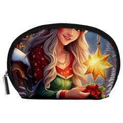 Christmas Greetings Accessory Pouch (large) by 2607694c