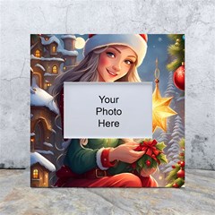 Christmas Greeting White Box Photo Frame 4  X 6  by 2607694c