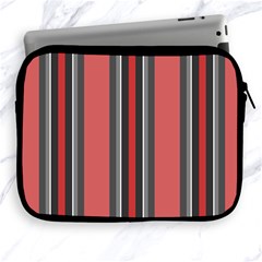 Rosa Grau Streifen Apple Ipad 2/3/4 Zipper Cases by 2607694c