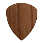 Rosa Grau Streifen Square Wood Guitar Pick Holder Case And Picks Set Pick