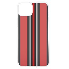 Rosa Grau Streifen Iphone 15 Tpu Uv Print Case