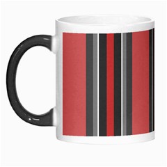 Rosa Grau Streifen Morph Mug by 2607694c