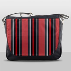 Rosa Grau Streifen Messenger Bag by 2607694c