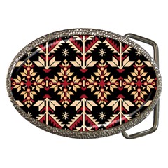 Vector Illustration Of Ukrainian Folk Seamless Pattern Ethnic Ornament Border Element Traditional Belt Buckles