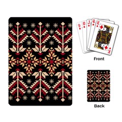 Vector Illustration Of Ukrainian Folk Seamless Pattern Ethnic Ornament Border Element Traditional Playing Cards Single Design (rectangle) by Bedest