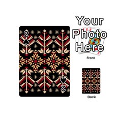 Vector Illustration Of Ukrainian Folk Seamless Pattern Ethnic Ornament Border Element Traditional Playing Cards 54 Designs (mini) by Bedest