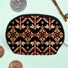 Vector Illustration Of Ukrainian Folk Seamless Pattern Ethnic Ornament Border Element Traditional Accessory Pouch (medium) by Bedest