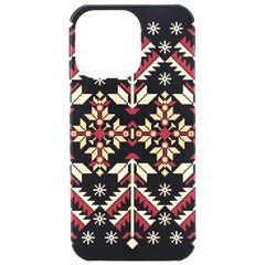 Vector Illustration Of Ukrainian Folk Seamless Pattern Ethnic Ornament Border Element Traditional Iphone 15 Pro Max Black Uv Print Pc Hardshell Case by Bedest