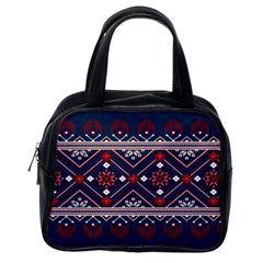 Ukrainian Folk Seamless Pattern Ornament Art Classic Handbag (one Side) by Bedest