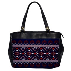 Ukrainian Folk Seamless Pattern Ornament Art Oversize Office Handbag by Bedest