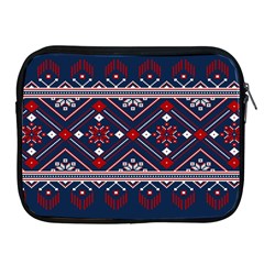 Ukrainian Folk Seamless Pattern Ornament Art Apple Ipad 2/3/4 Zipper Cases by Bedest