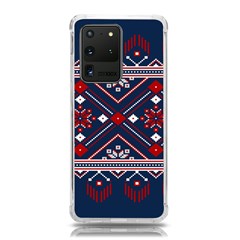 Ukrainian Folk Seamless Pattern Ornament Art Samsung Galaxy S20 Ultra 6 9 Inch Tpu Uv Case by Bedest