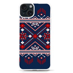 Ukrainian Folk Seamless Pattern Ornament Art Iphone 15 Tpu Uv Print Case