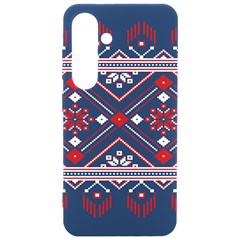 Ukrainian Folk Seamless Pattern Ornament Art Samsung Galaxy S24 6 2 Inch Black Tpu Uv Case by Bedest