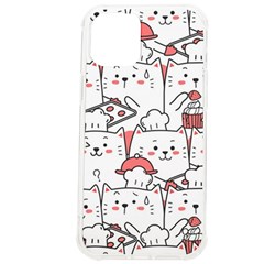 Cute Cat Chef Cooking Seamless Pattern Cartoon Iphone 12 Pro Max Tpu Uv Print Case