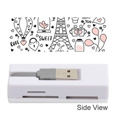 Big Collection With Hand Drawn Objects Valentines Day Memory Card Reader (stick) by Bedest