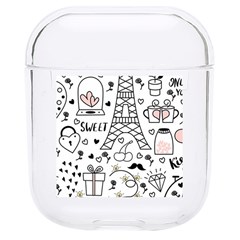 Big Collection With Hand Drawn Objects Valentines Day Hard Pc Airpods 1/2 Case by Bedest