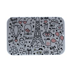 Big Collection With Hand Drawn Objects Valentines Day Open Lid Metal Box (silver)   by Bedest