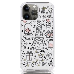 Big Collection With Hand Drawn Objects Valentines Day Iphone 13 Pro Max Tpu Uv Print Case by Bedest