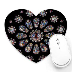 Photo Chartres Notre Dame Heart Mousepad by Bedest