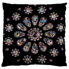 Photo Chartres Notre Dame Large Cushion Case (one Side) by Bedest